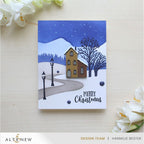 Altenew Stencil Art  Serene Landscapes Layering Stencils alt10903 merry christmas