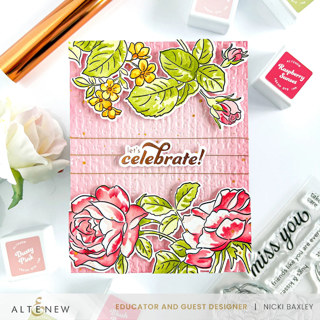 Altenew Strawberry Fresh Dye Ink Pad alt8733 celebrate