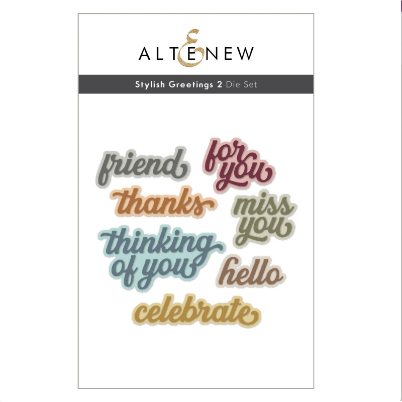 Altenew Stylish Greetings 2 Dies alt11417