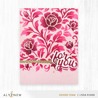 Altenew Stylish Greetings 2 Dies alt11417 red roses