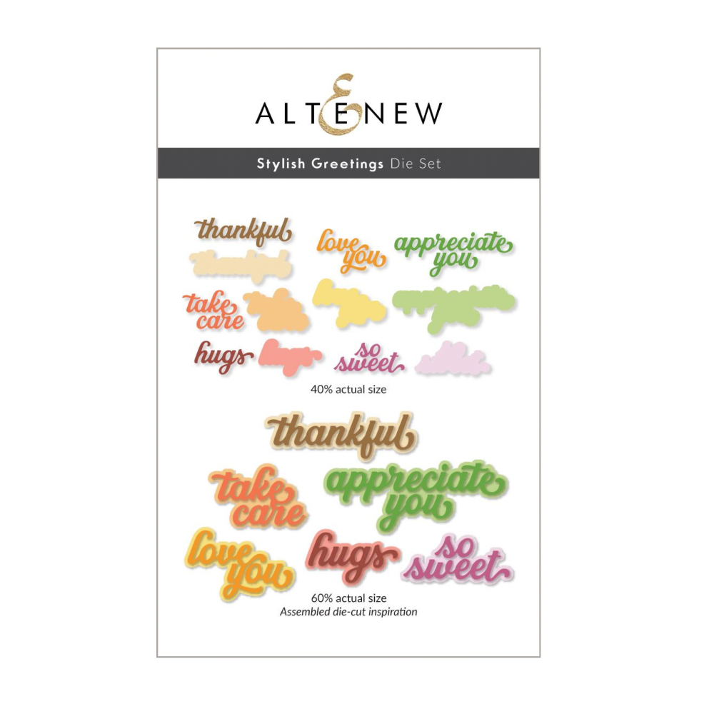 Altenew Stylish Greetings Dies alt10445