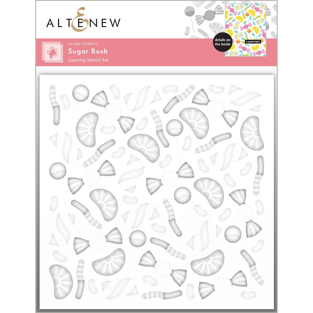 Altenew Sugar Rush Layering Stencils alt10367