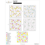 Altenew Sugar Rush Layering Stencils alt10367 layering guide