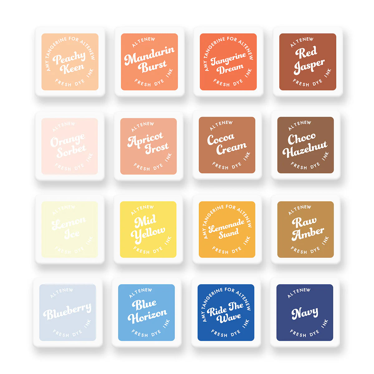 Altenew Summertime Shades Fresh Dye Ink Mini Cube Set