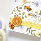 Altenew Sunflower Wax Seal Stamp and Wax Stamp Handle Set bees