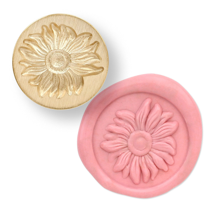 Altenew Sunflower Wax Seal Stamp and Wax Stamp Handle Set image 2