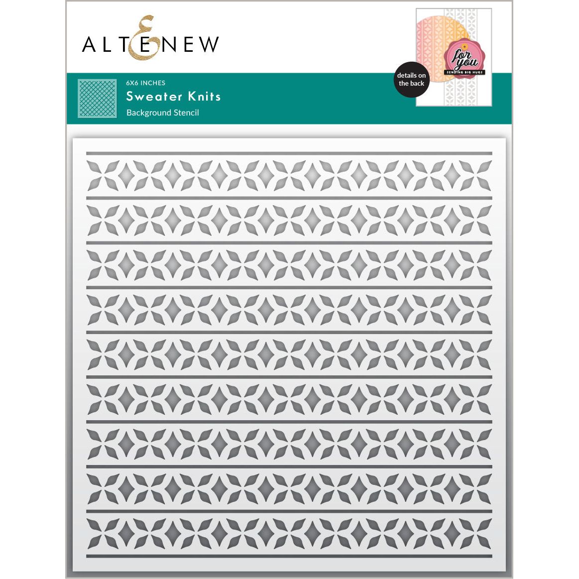 Altenew Sweater Knits Stencil alt10872