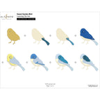 Altenew Sweet Garden Bird Layering Dies alt10582 layering guide 1