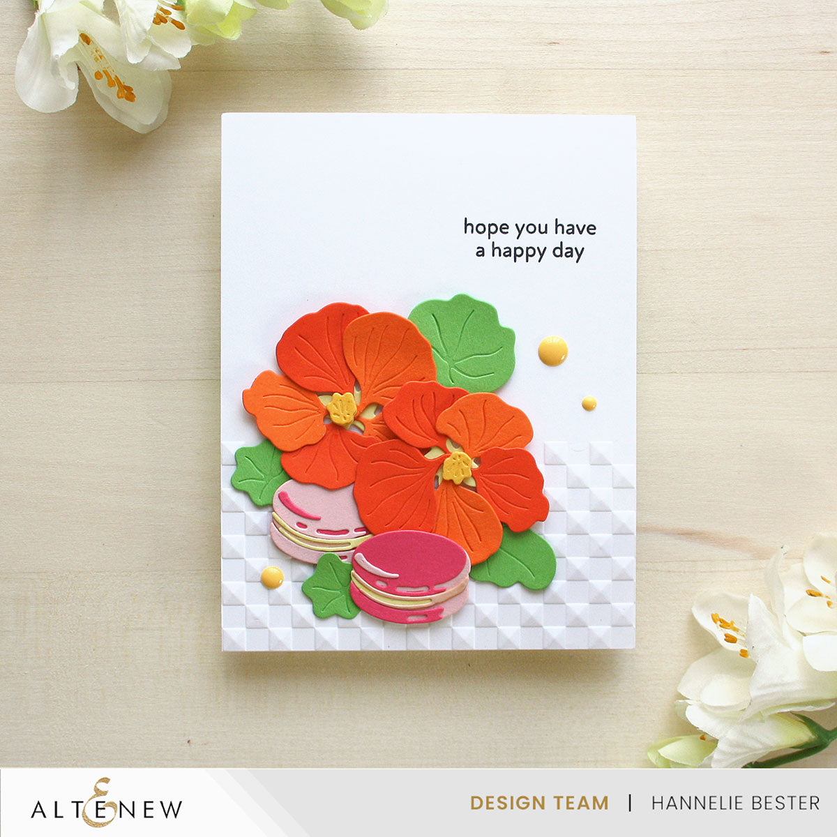 Altenew Sweet Nasturtium Layering Dies alt10365 orange