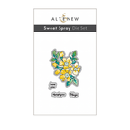 Altenew Sweet Spray Clear Stamp Die Stencil and Embossing Folder Set image 2