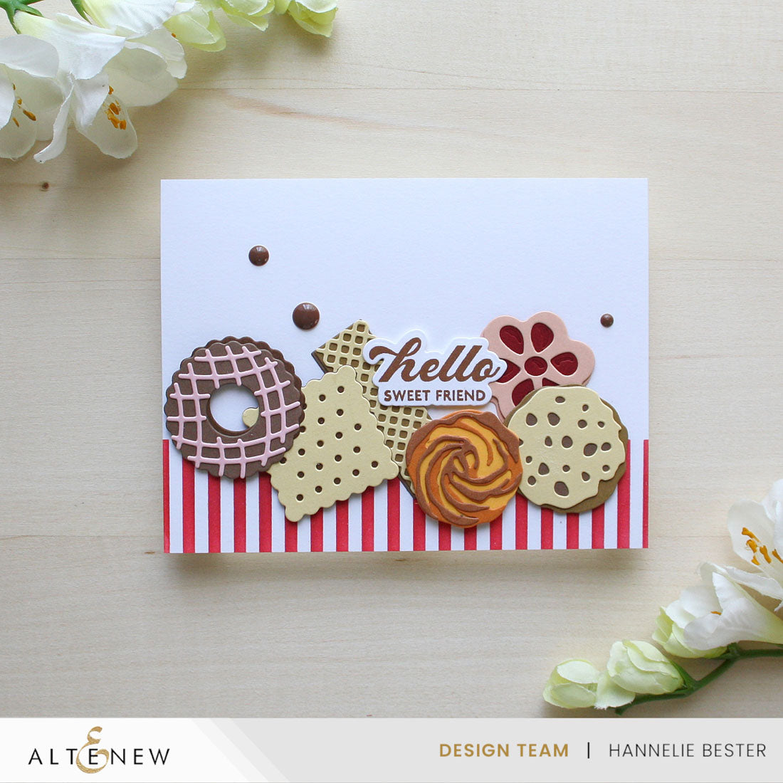 Altenew Sweet Treats Layering Dies alt10924 hello