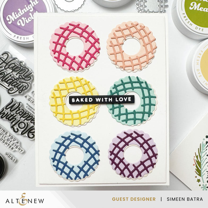 Altenew Sweet Treats Layering Dies alt10924 with love