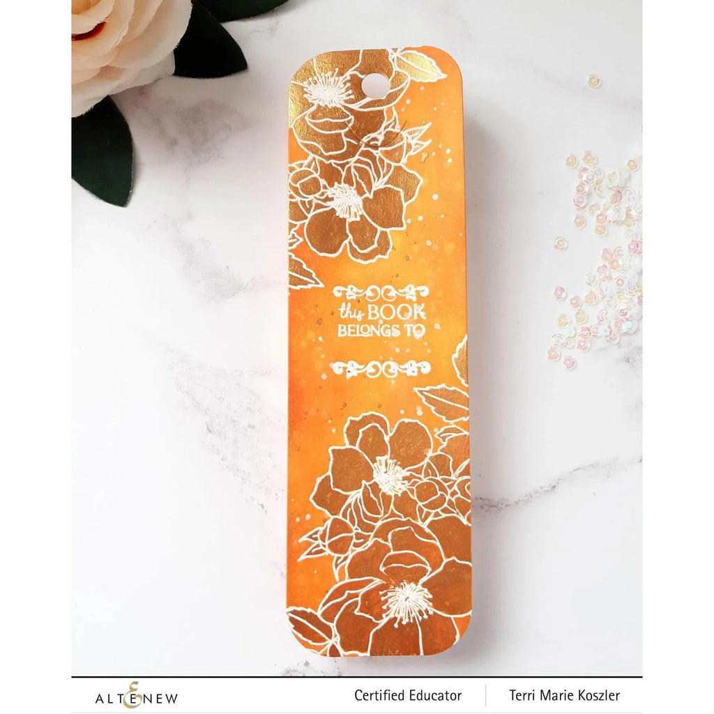 Altenew Tall Tale Bookmark Die alt4955 orange
