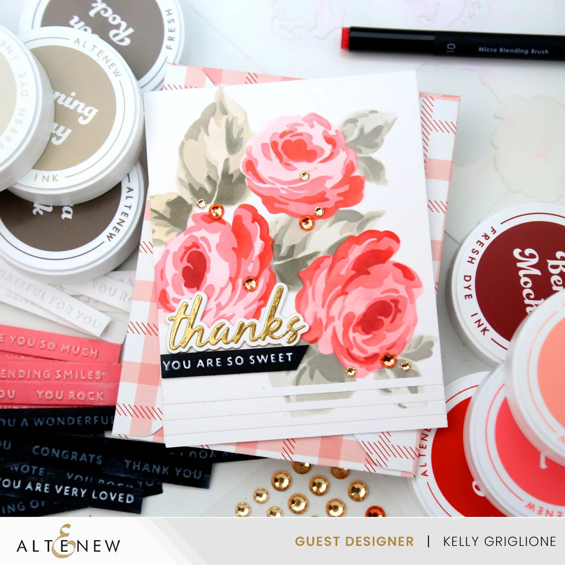 Altenew Tea Party Fresh Dye Ink Pad Set thanks