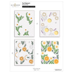 Altenew Tea Potpourri Stencils alt11010 layering guide 1
