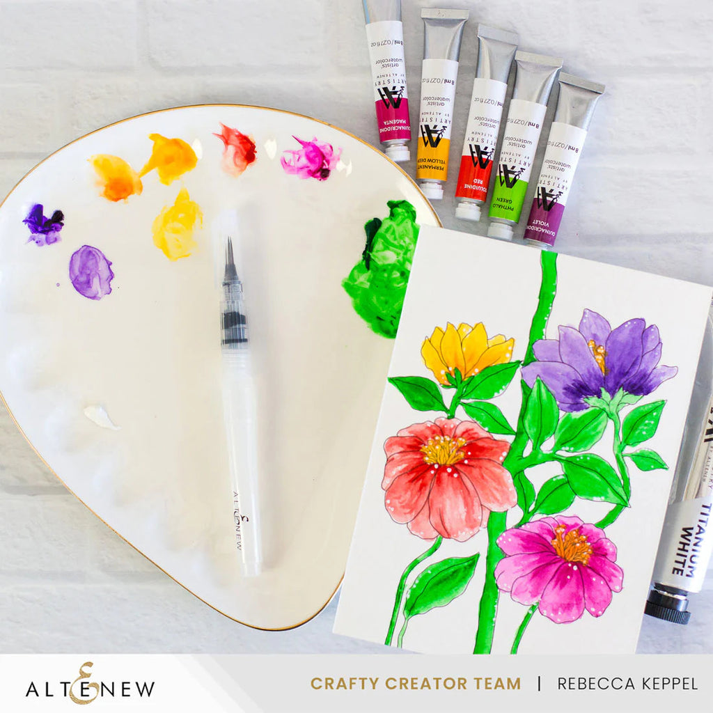 Altenew The Petal Palette alt10486 bright colors