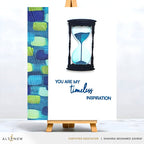 Altenew Timeless Sands Dies alt11217 blue and green