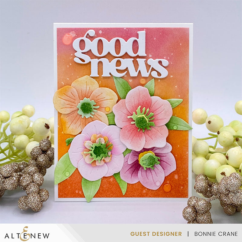 Altenew Timeless Sentiments 3 Holiday Edition Dies alt10398 good news