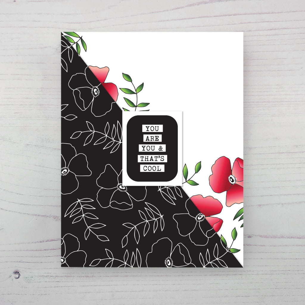 Altenew To My Future Self Clear Stamps alt10154 flowers