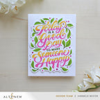 Altenew Today Is a Good Day Stencils alt10881 two tone