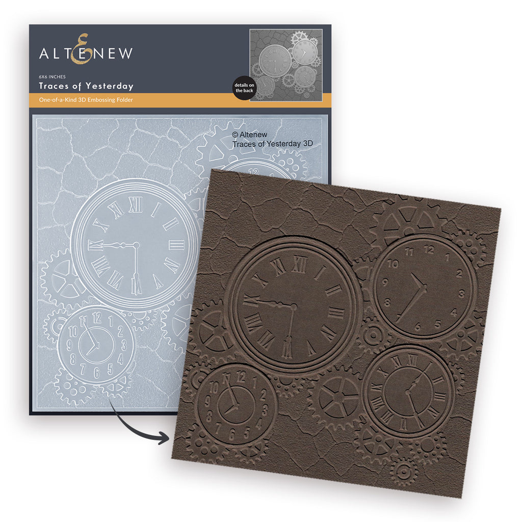Altenew Traces of Yesterday 3D Embossing Folder alt11246