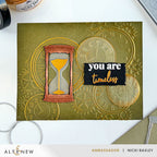Altenew Traces of Yesterday 3D Embossing Folder alt11246 hourglass