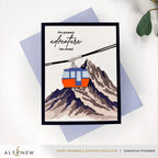 Altenew Tranquil Reflections Fresh Dye Ink Pad Set great adventure card