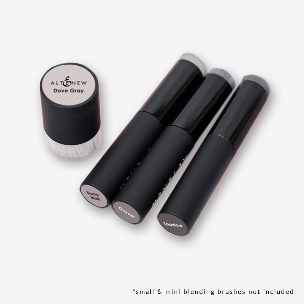 Altenew Tranquil Reflections Round Ink Pads Blending Brushes Labels alt11498 product on brushes
