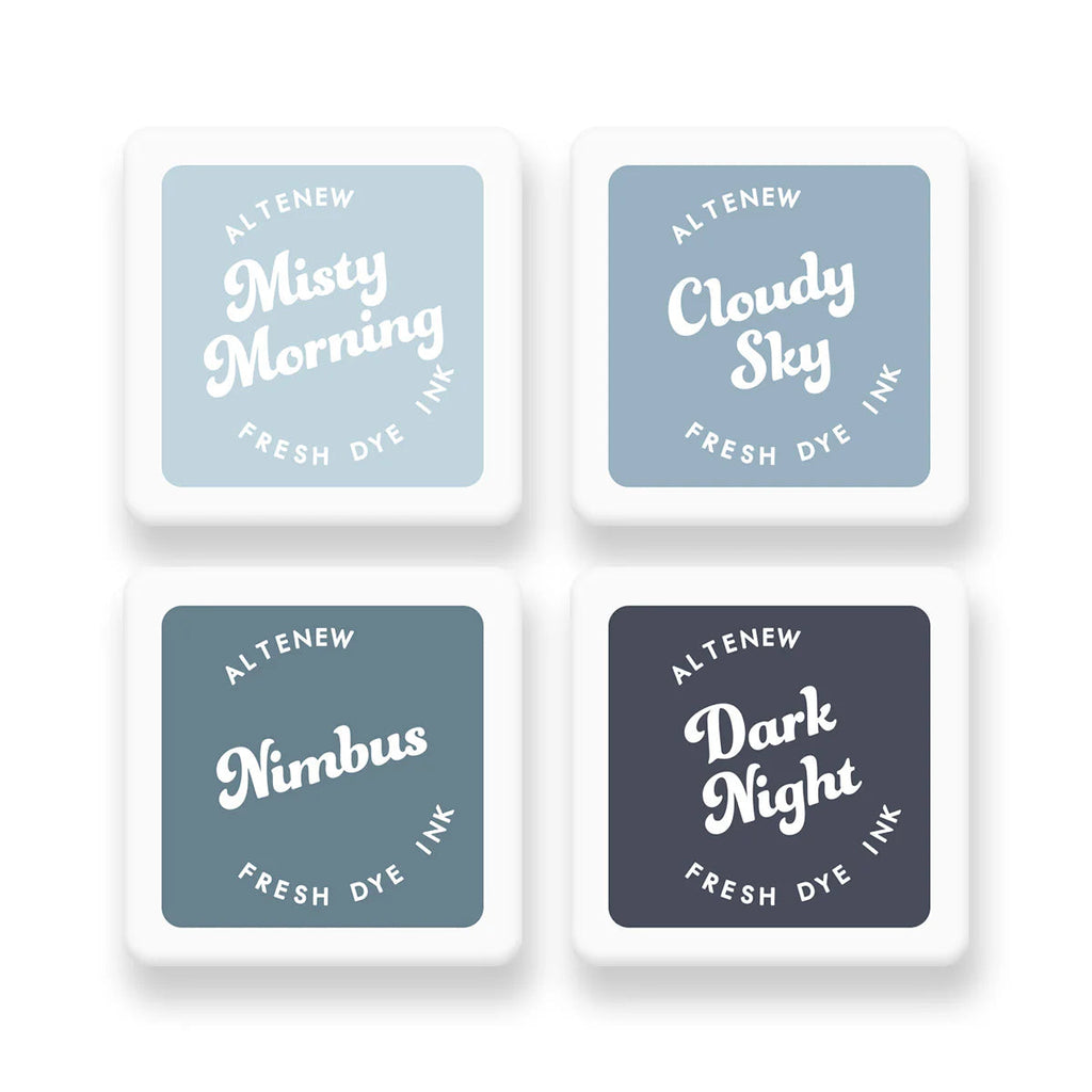 Altenew Tranquility Fresh Dye Ink Mini Cube Set alt8530

