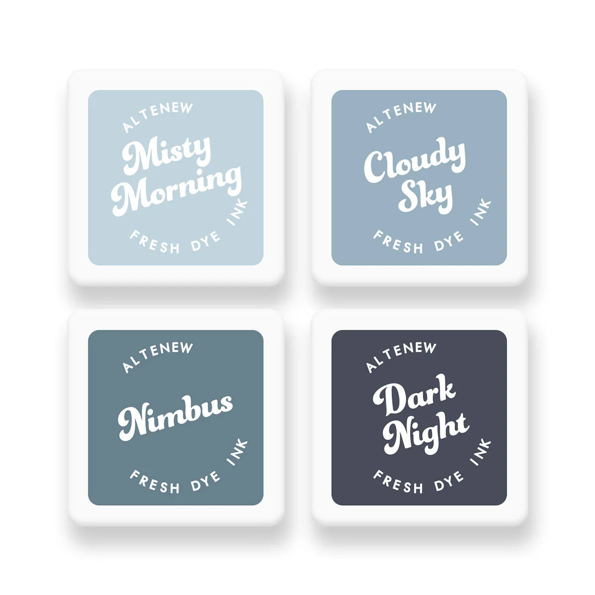 Altenew Tranquility Fresh Dye Ink Mini Cube Set alt8530
