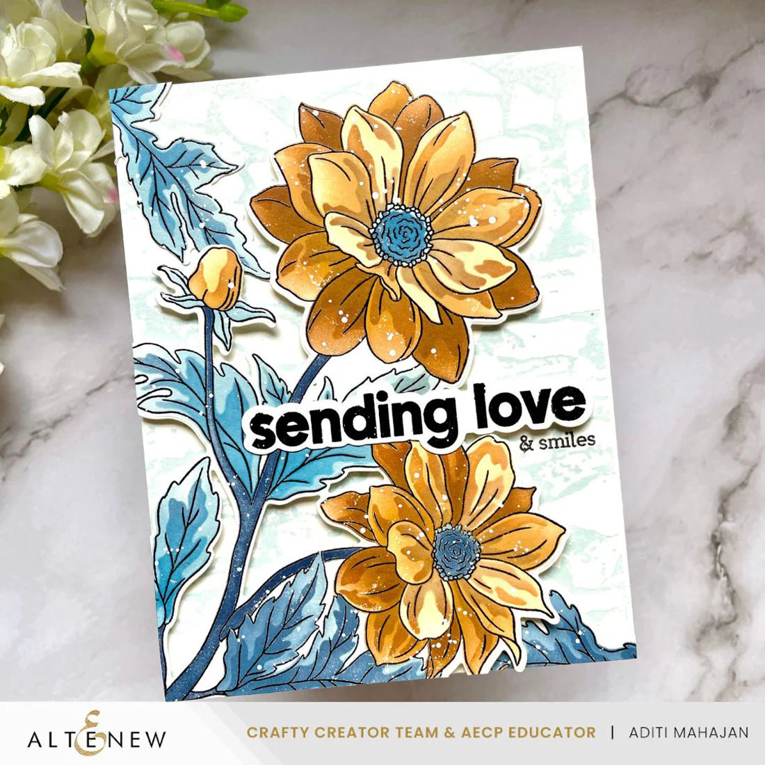 Altenew Tranquility Fresh Dye Ink Pad Set smiles