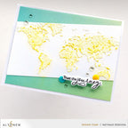 Altenew Traveler's Atlas 3D Embossing Folder alt10308