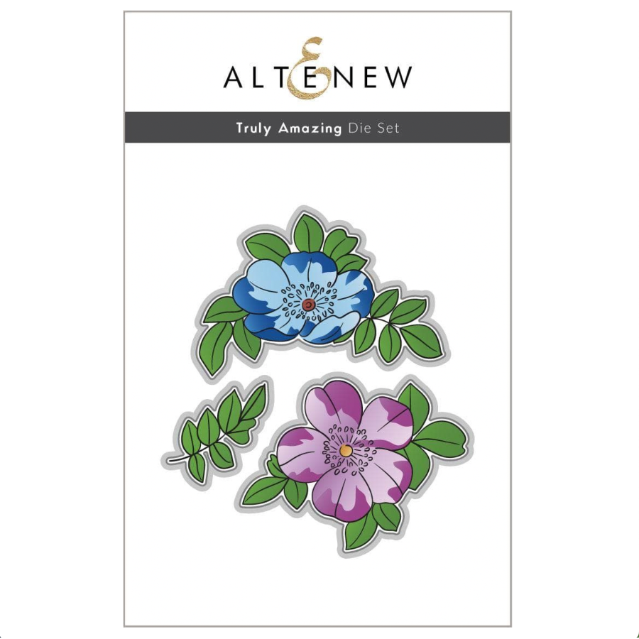 Altenew Truly Amazing Clear Stamp Die and Stencil Set image 2