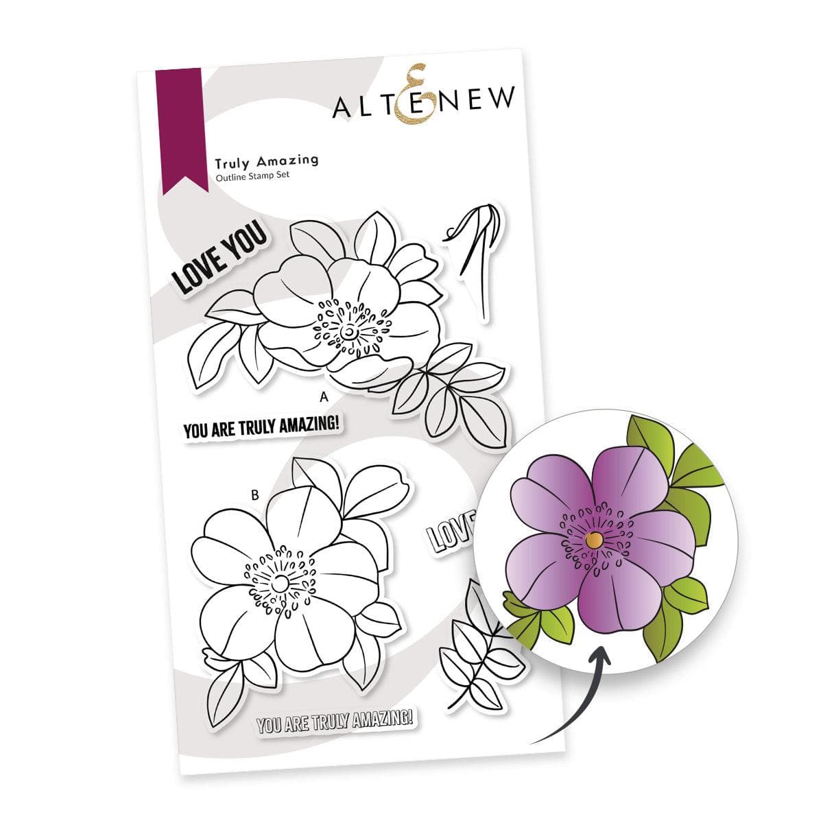 Altenew Truly Amazing Clear Stamps alt7679