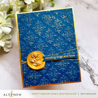 Altenew Tulip Motif Wax Seal Stamp alt10707 sending hugs