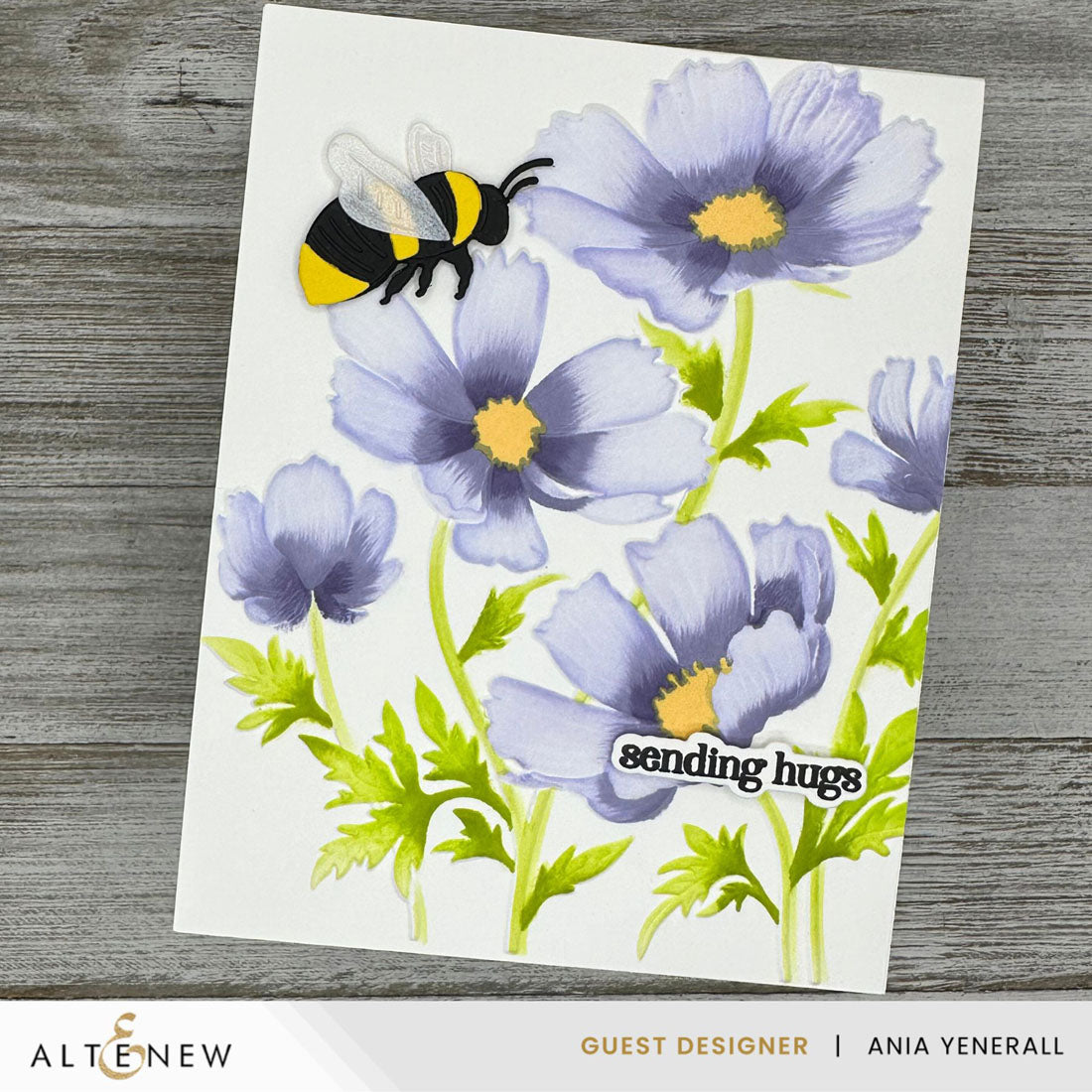Altenew Twilight Sky Fresh Dye Ink Pad alt11085 flowers
