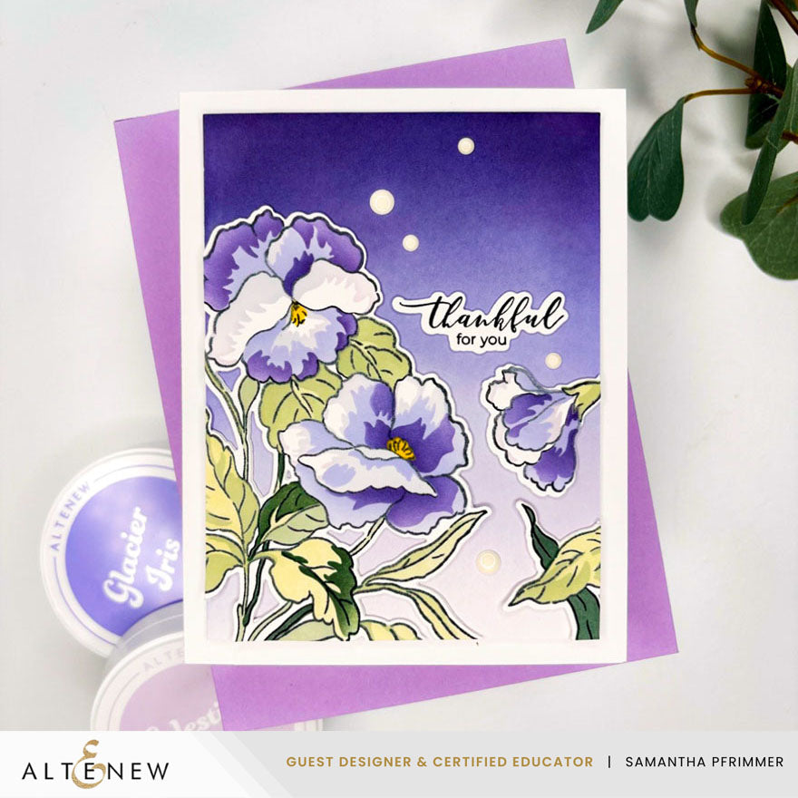 Altenew Twilight Sky Fresh Dye Ink Pad alt11085 thankful