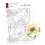 Altenew Twin Blooms Clear Stamp and Stencil Set image 1