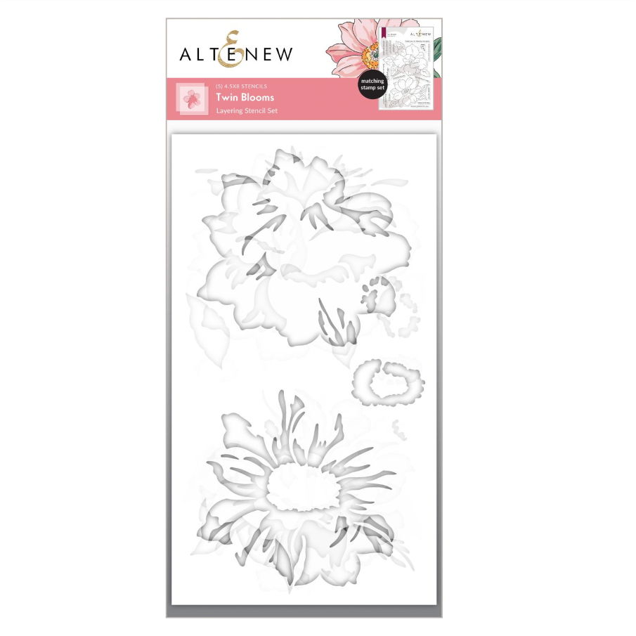 Altenew Twin Blooms Layering Stencils alt11270