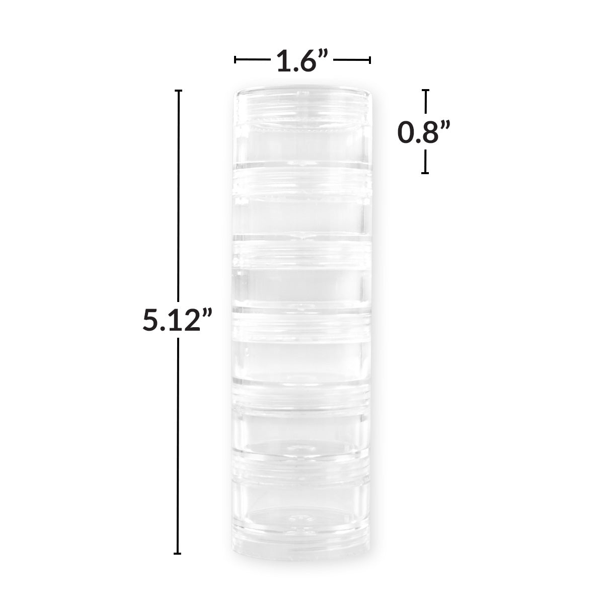 Altenew Twisty Pods Sequin Storage alt11342 image measurements