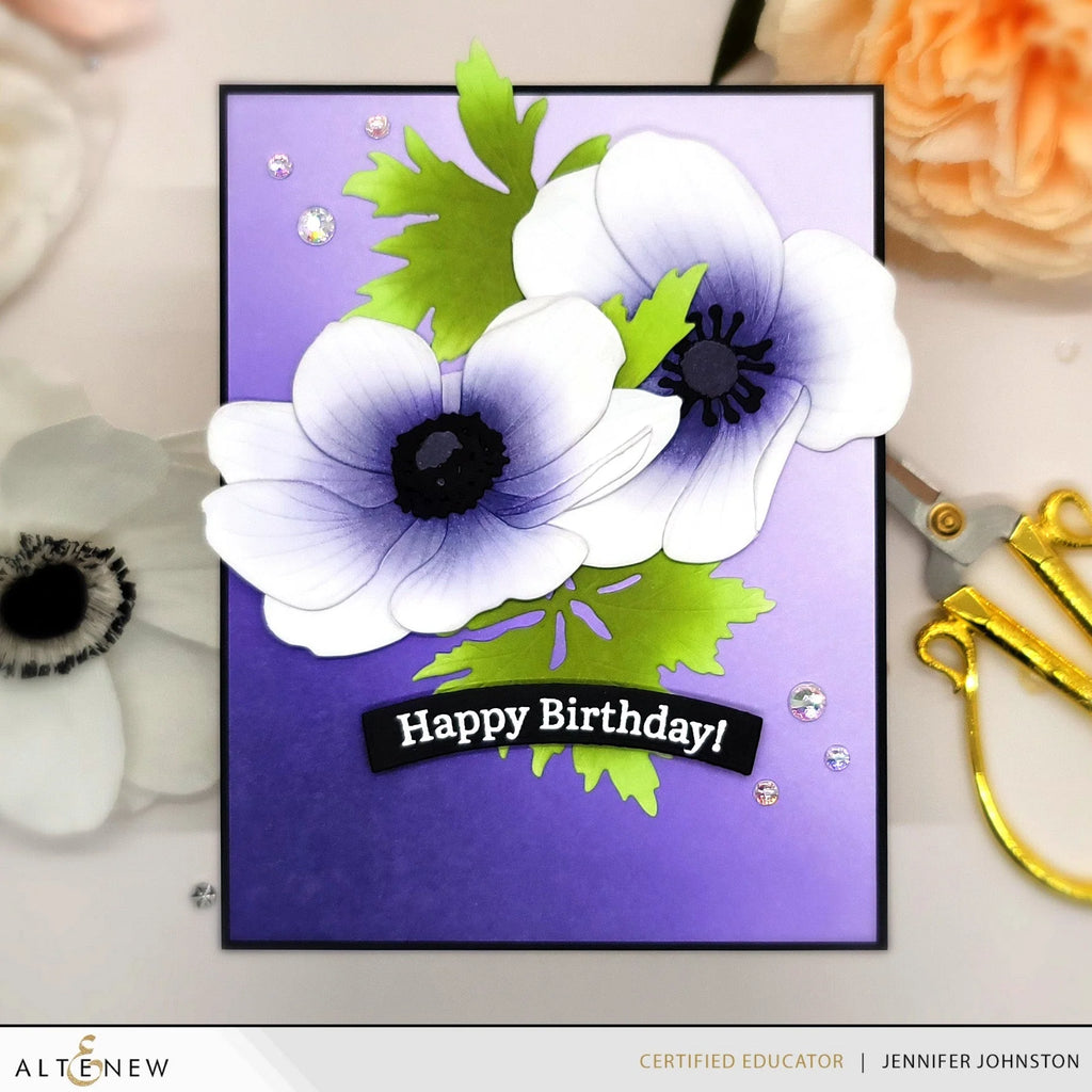 Altenew Ultraviolet Fresh Dye Ink alt8326 happy birthday