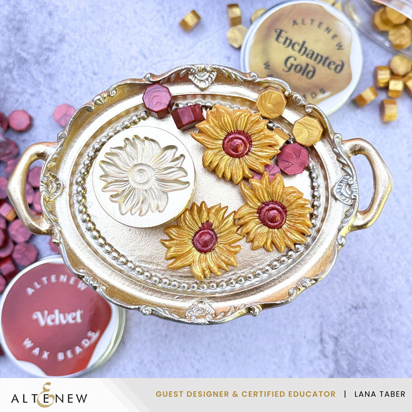 Altenew Velvet Wax Beads alt10521 flowers
