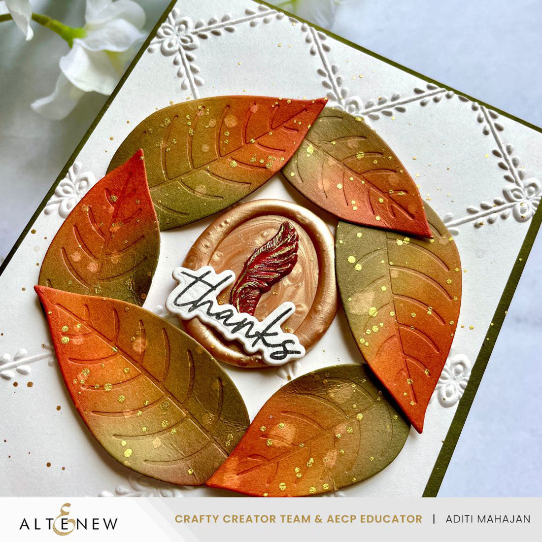Altenew Velvet Wax Beads alt10521 thanks