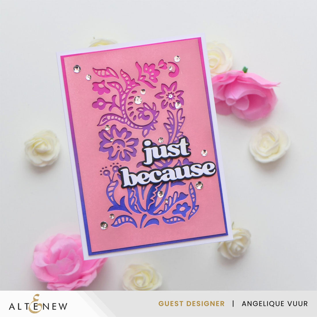 Altenew Versatile Greetings 3 Comfort Edition Die and Press Plate Set blue