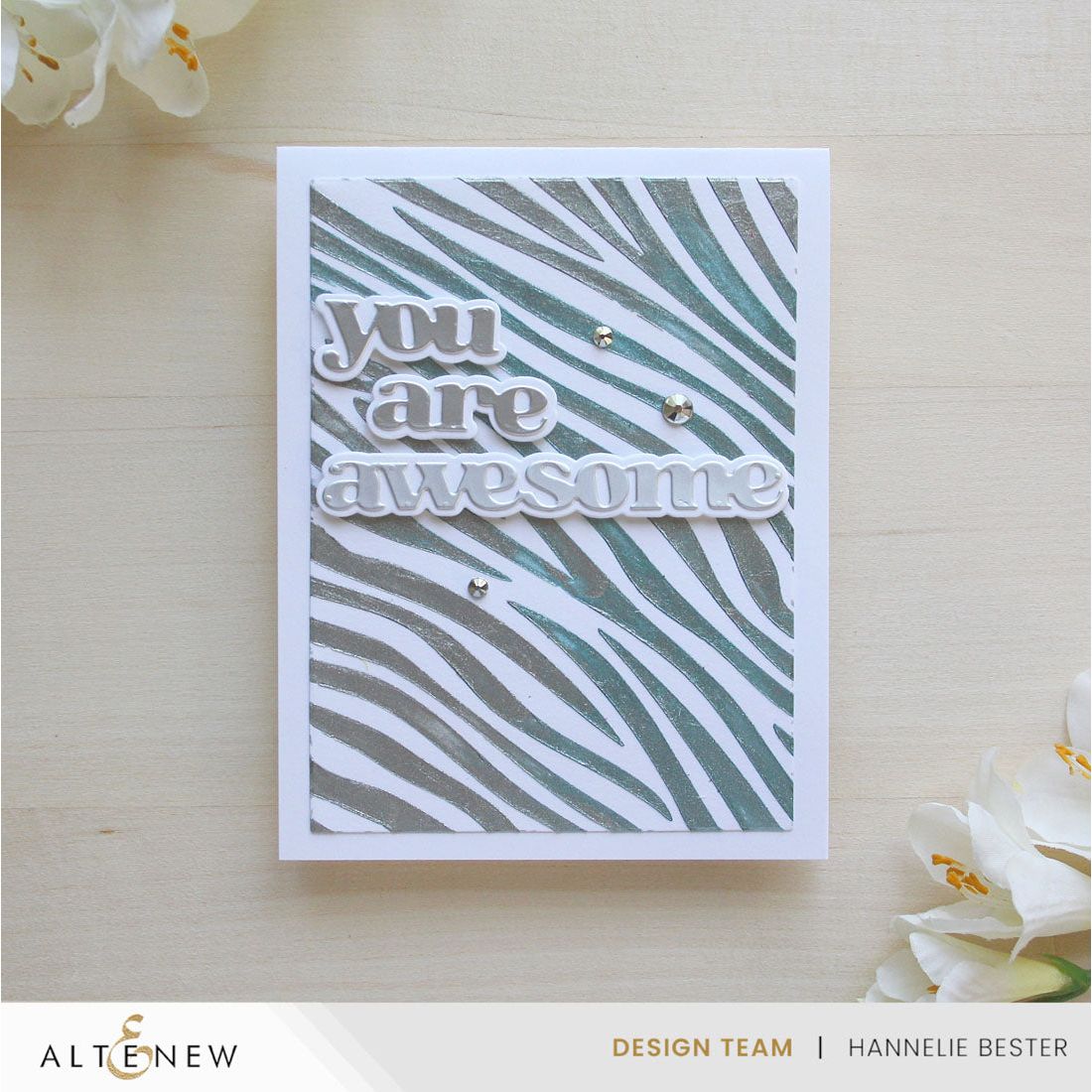 Altenew Versatile Greetings 3 Comfort Edition Die and Press Plate Set stripes