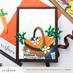 Altenew Very Veggie Layering Dies alt11390 basket of carrots card