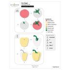 Altenew Very Veggie Layering Dies alt11390 layering guide 2