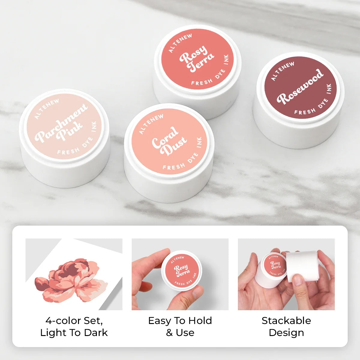Altenew Vintage Study Fresh Dye Ink Mini Pod Set alt11482