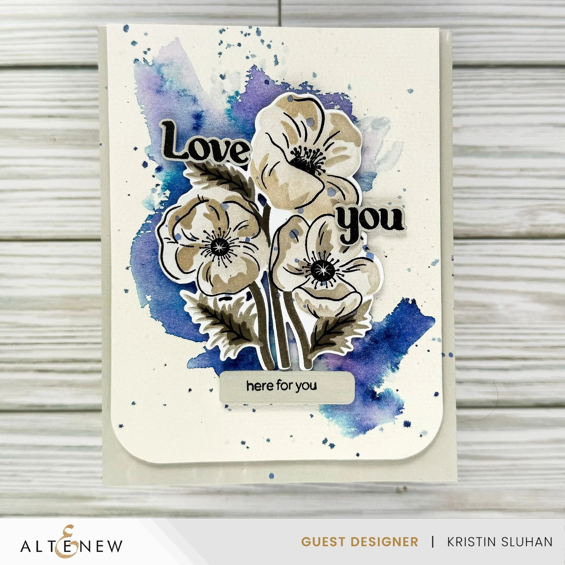 Altenew Warm Gray Fresh Dye Ink Mini Cube Ink Pad Set alt8402 love you