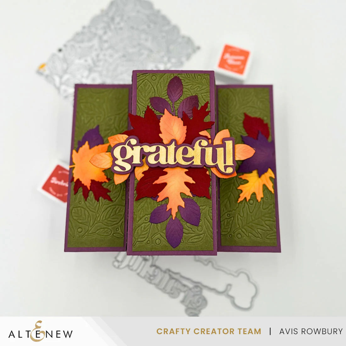 Altenew Warm and Cozy Fresh Dye Ink Pad Set grateful